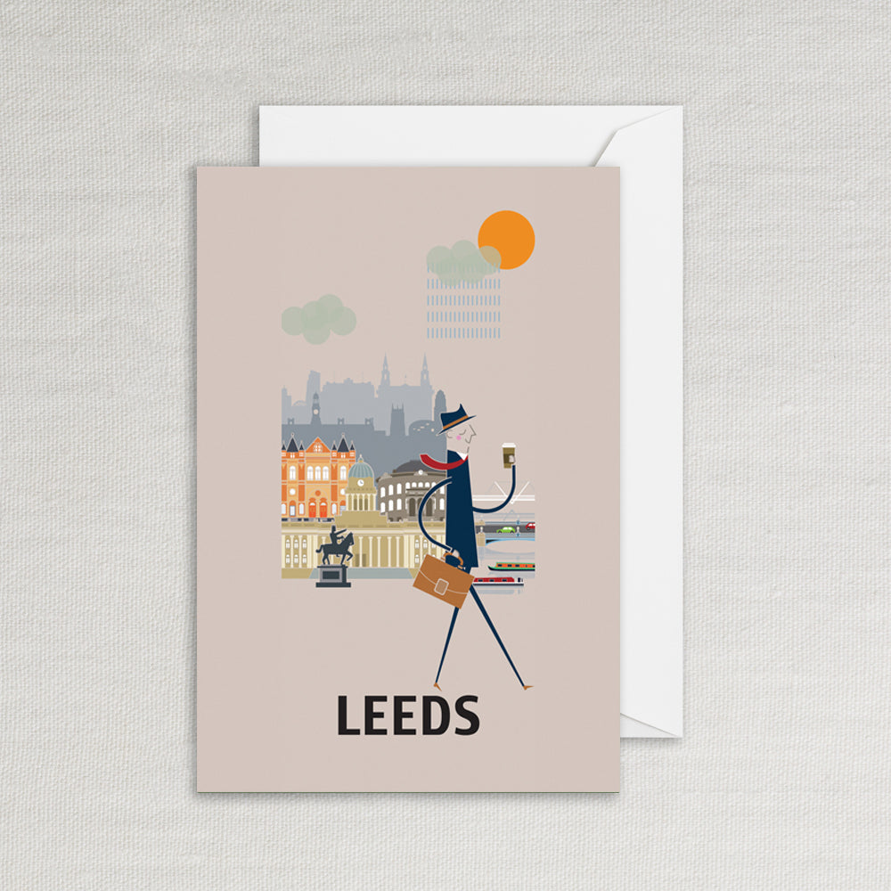 Leeds Greeting Card - The Great Yorkshire Shop
