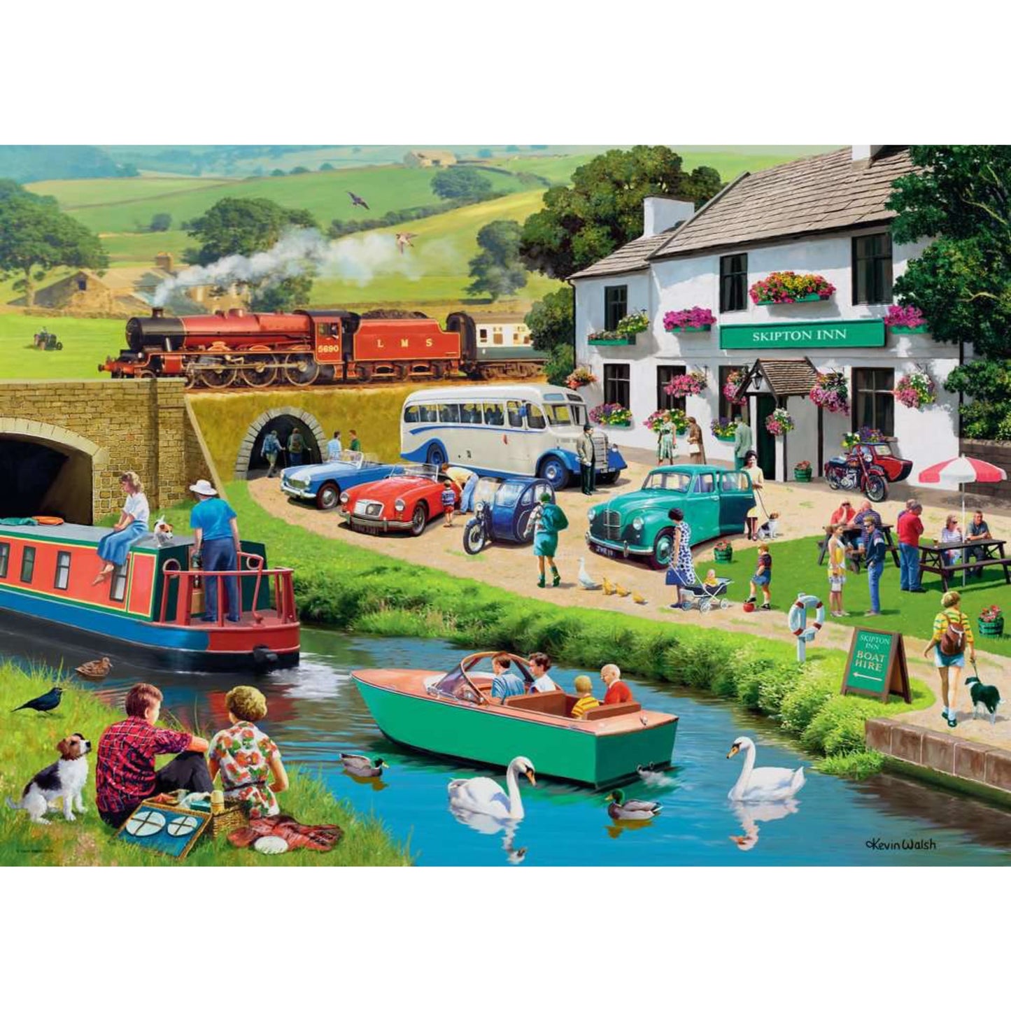 Leisure Days, Exploring the Yorkshire Dales Jigsaw Puzzle 1000 Piece - The Great Yorkshire Shop