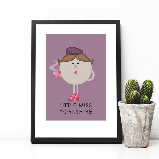 Little Miss Yorkshire Print - The Great Yorkshire Shop