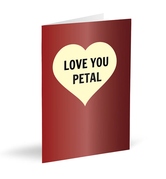 Load image into Gallery viewer, Love You Petal Card - The Great Yorkshire Shop
