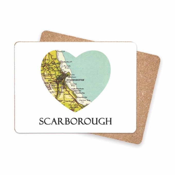 Load image into Gallery viewer, Love Scarborough Map Placemat - The Great Yorkshire Shop
