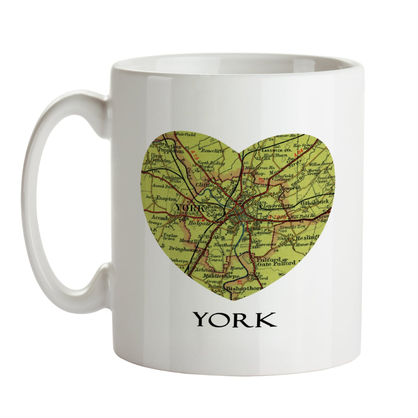 Love York Map Mug - The Great Yorkshire Shop