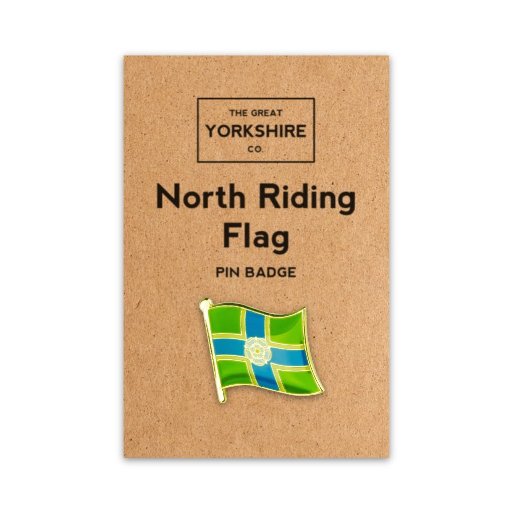 North Riding of Yorkshire Flag Pin Badge - The Great Yorkshire Shop
