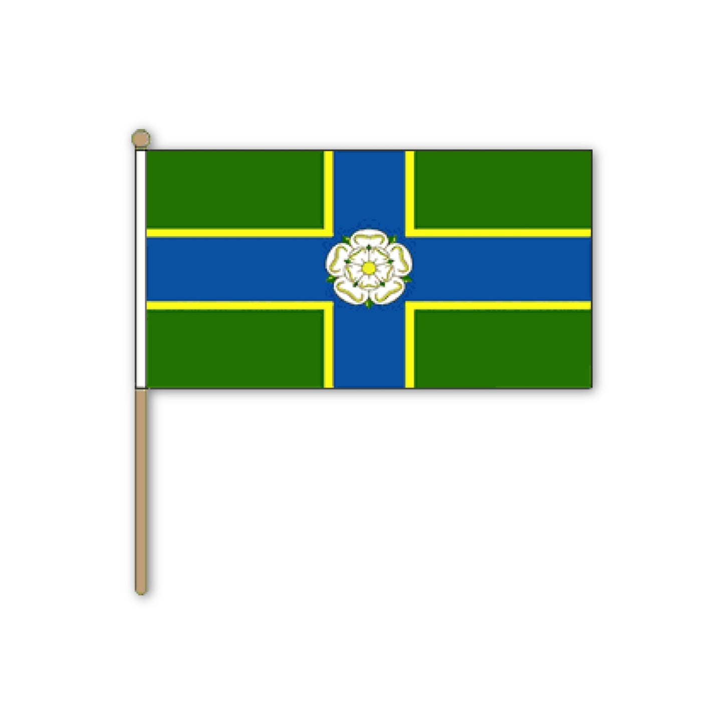 Hand Waving North Riding of Yorkshire Flag - The Great Yorkshire Shop