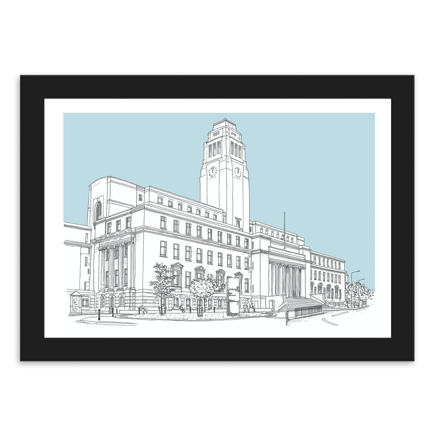 Parkinson Building, University of Leeds Print - The Great Yorkshire Shop