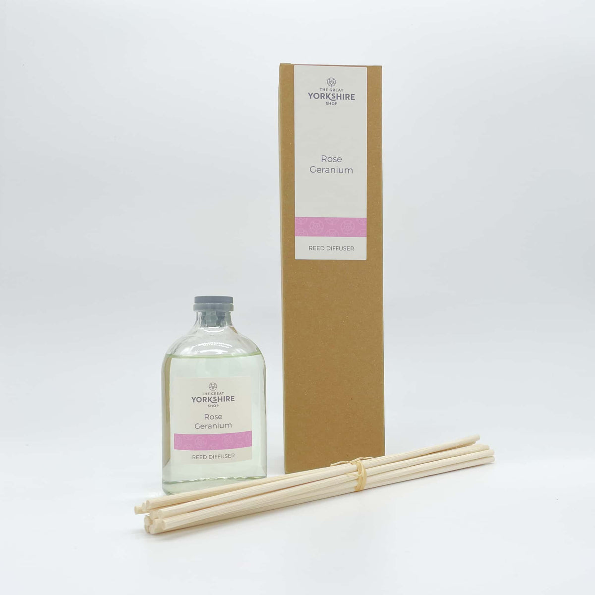 Rose Geranium Reed Diffuser | The Great Yorkshire Shop