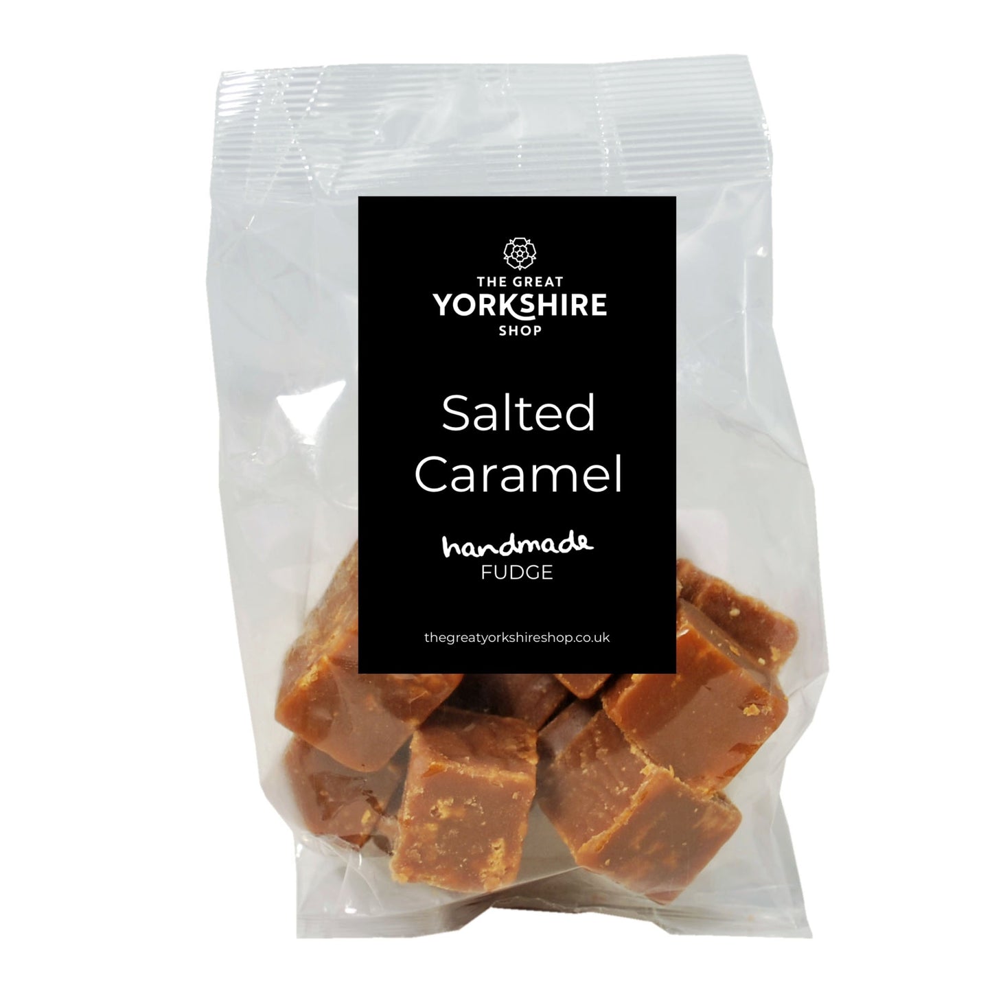 Load image into Gallery viewer, Salted Caramel Handmade Fudge - The Great Yorkshire Shop

