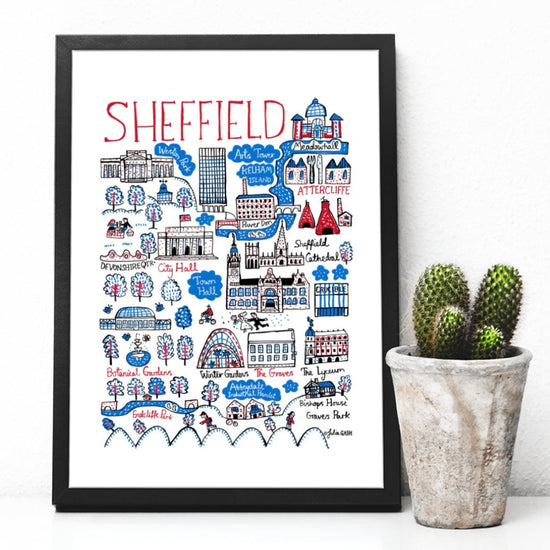 Sheffield Cityscape Print - The Great Yorkshire Shop