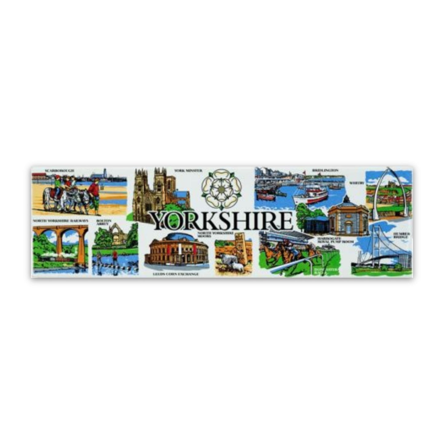 Sights of Yorkshire Magnet - The Great Yorkshire Shop