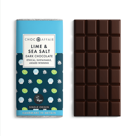 Lime & Sea Salt Dark Chocolate Bar - The Great Yorkshire Shop