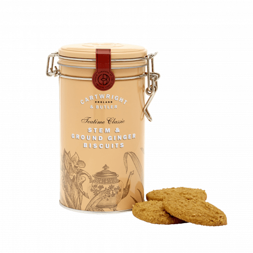 Stem & Ground Ginger Biscuits in Gift Tin - The Great Yorkshire Shop