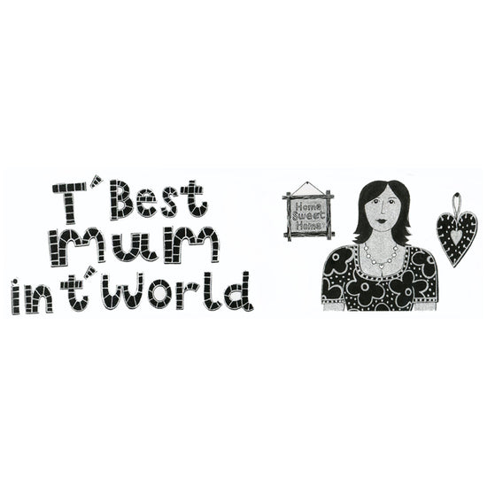 T'Best Mum in T'World Mug - The Great Yorkshire Shop