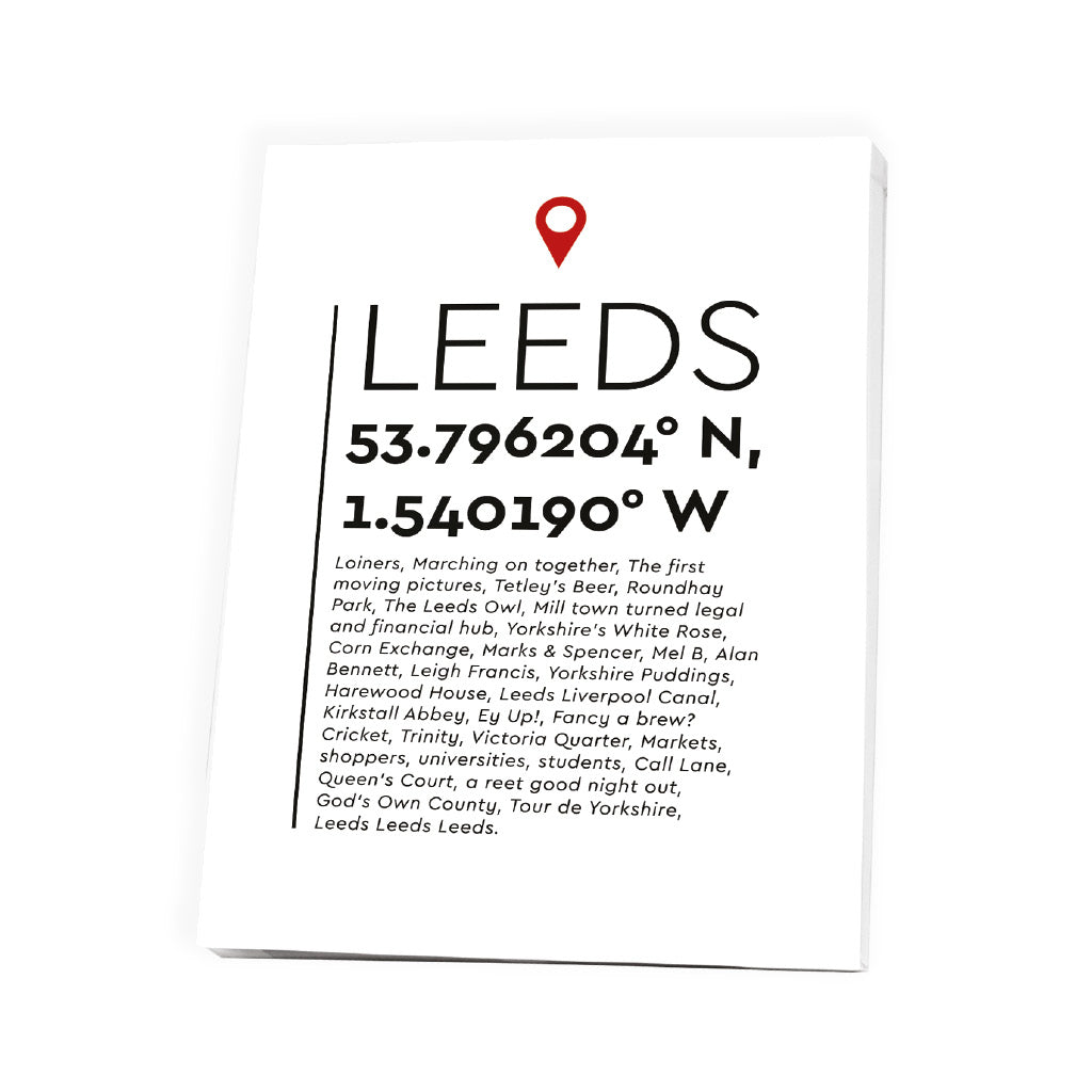 You Are Here Leeds Notebook - The Great Yorkshire Shop