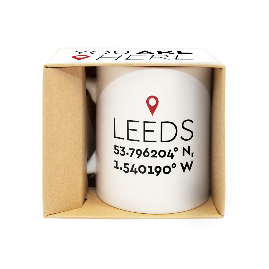 You Are Here Leeds Mug - The Great Yorkshire Shop