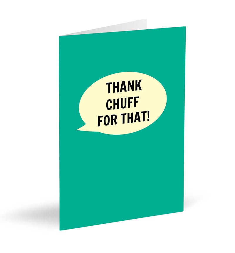 Thank Chuff For That Card - The Great Yorkshire Shop