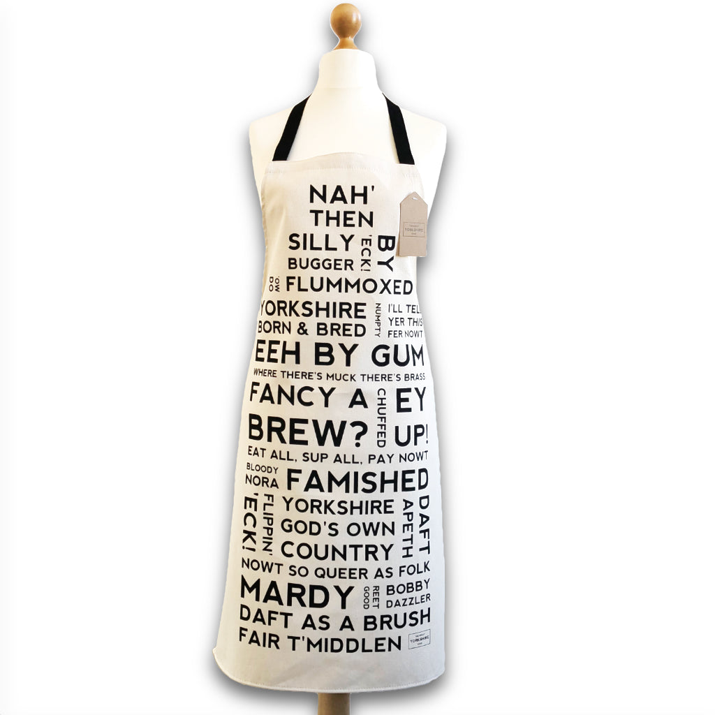 Yorkshire Dialect Apron - The Great Yorkshire Shop