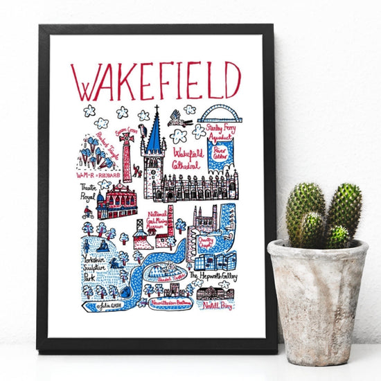 Wakefield Cityscape Print - The Great Yorkshire Shop