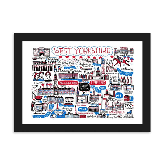 West Yorkshire Cityscape Print - The Great Yorkshire Shop