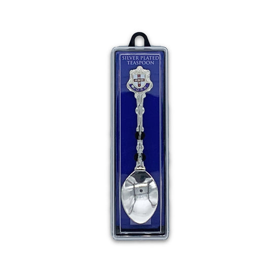 Load image into Gallery viewer, York Souvenir Crest Silver Plated Spoon - The Great Yorkshire Shop
