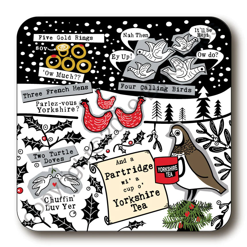 Five Days of a Yorkshire Christmas Coaster - The Great Yorkshire Shop