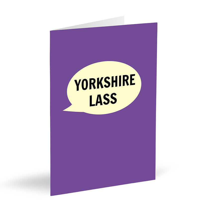 Yorkshire Lass Card - The Great Yorkshire Shop
