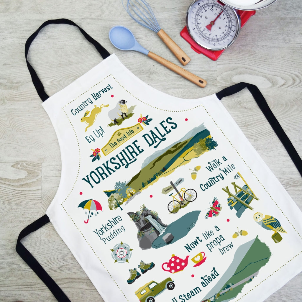 Yorkshire Dales The Good Life Apron - The Great Yorkshire Shop