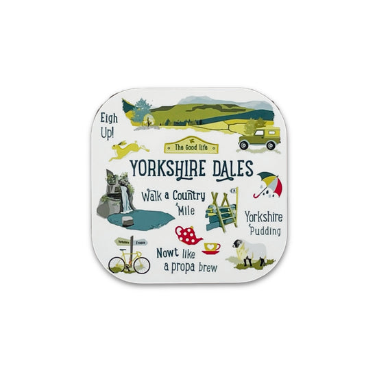 Yorkshire Dales The Good Life Coaster - The Great Yorkshire Shop