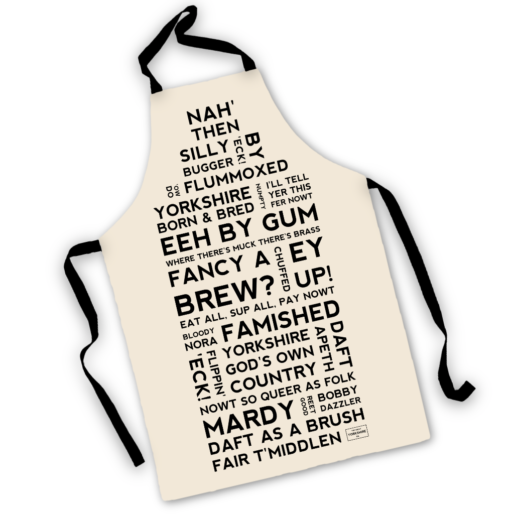 Yorkshire Dialect Apron - The Great Yorkshire Shop