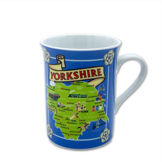 Load image into Gallery viewer, Yorkshire Map Mug - The Great Yorkshire Shop
