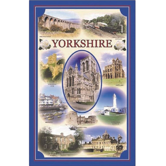 Yorkshire Montage Tea Towel - The Great Yorkshire Shop