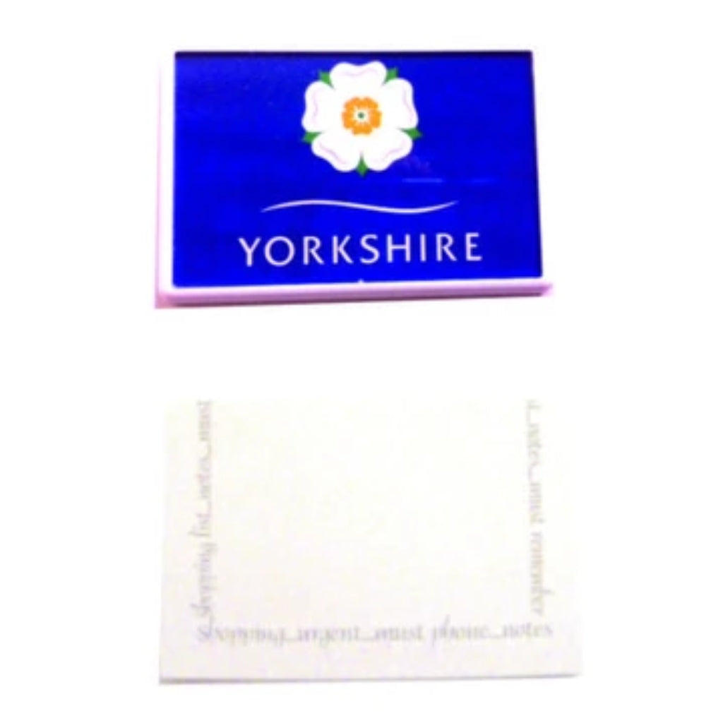 Yorkshire Rose Magnetic Note Pad - The Great Yorkshire Shop