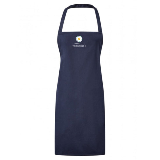 Yorkshire Rose Navy Apron - The Great Yorkshire Shop