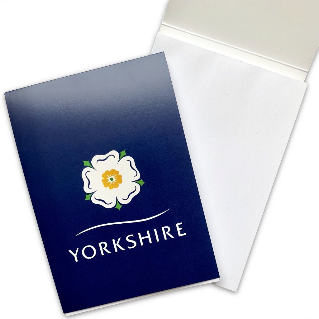 Yorkshire Rose A6 Notepad - The Great Yorkshire Shop