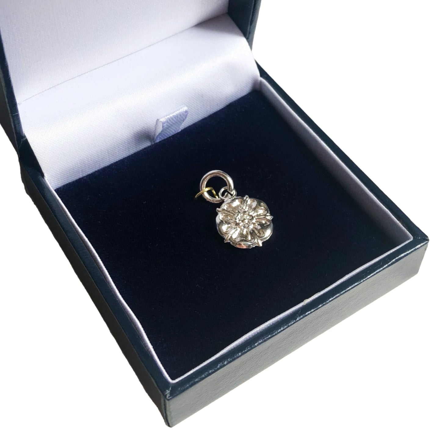 Load image into Gallery viewer, Yorkshire Rose Sterling Silver Pendant / Charm - The Great Yorkshire Shop
