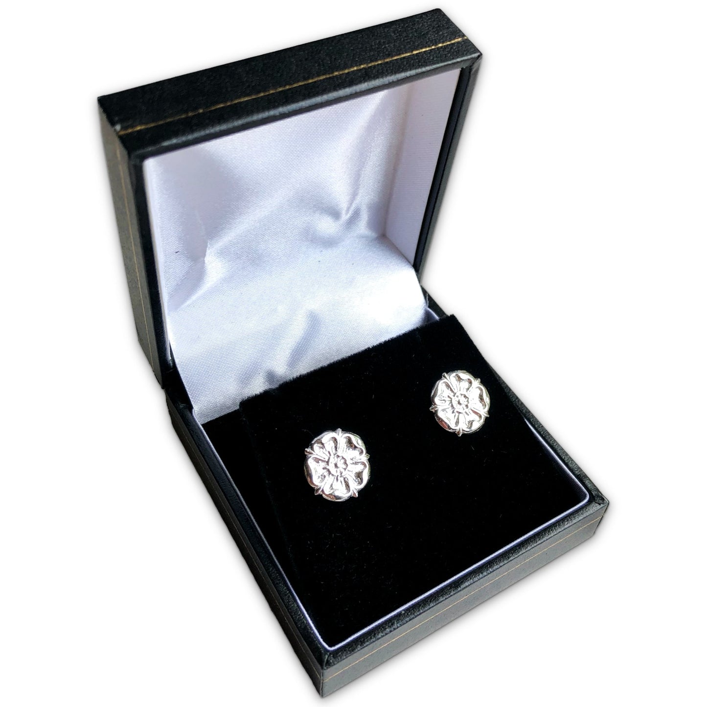 Yorkshire Rose Sterling Silver Earrings - The Great Yorkshire Shop