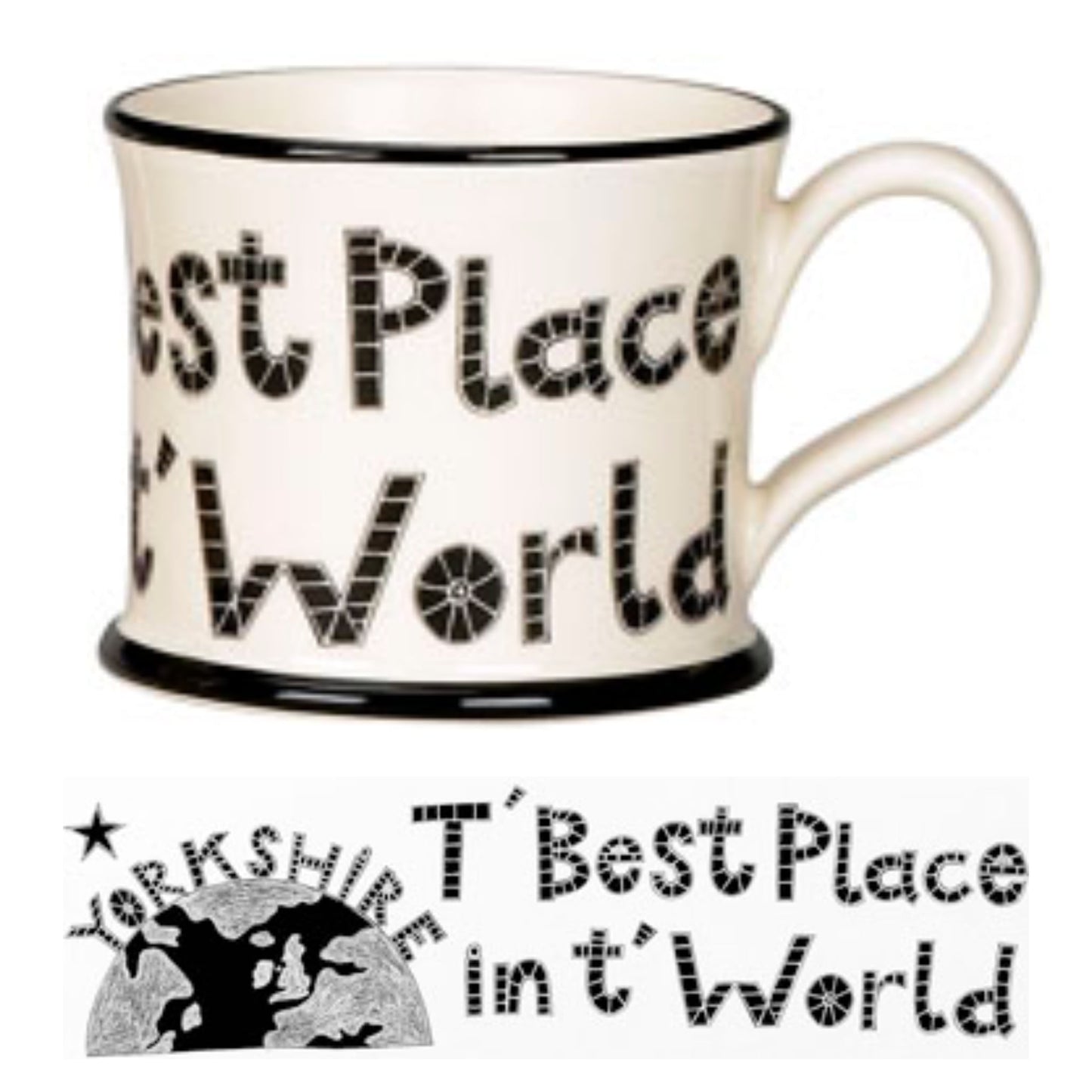Yorkshire T'Best Place in T'World Mug - The Great Yorkshire Shop