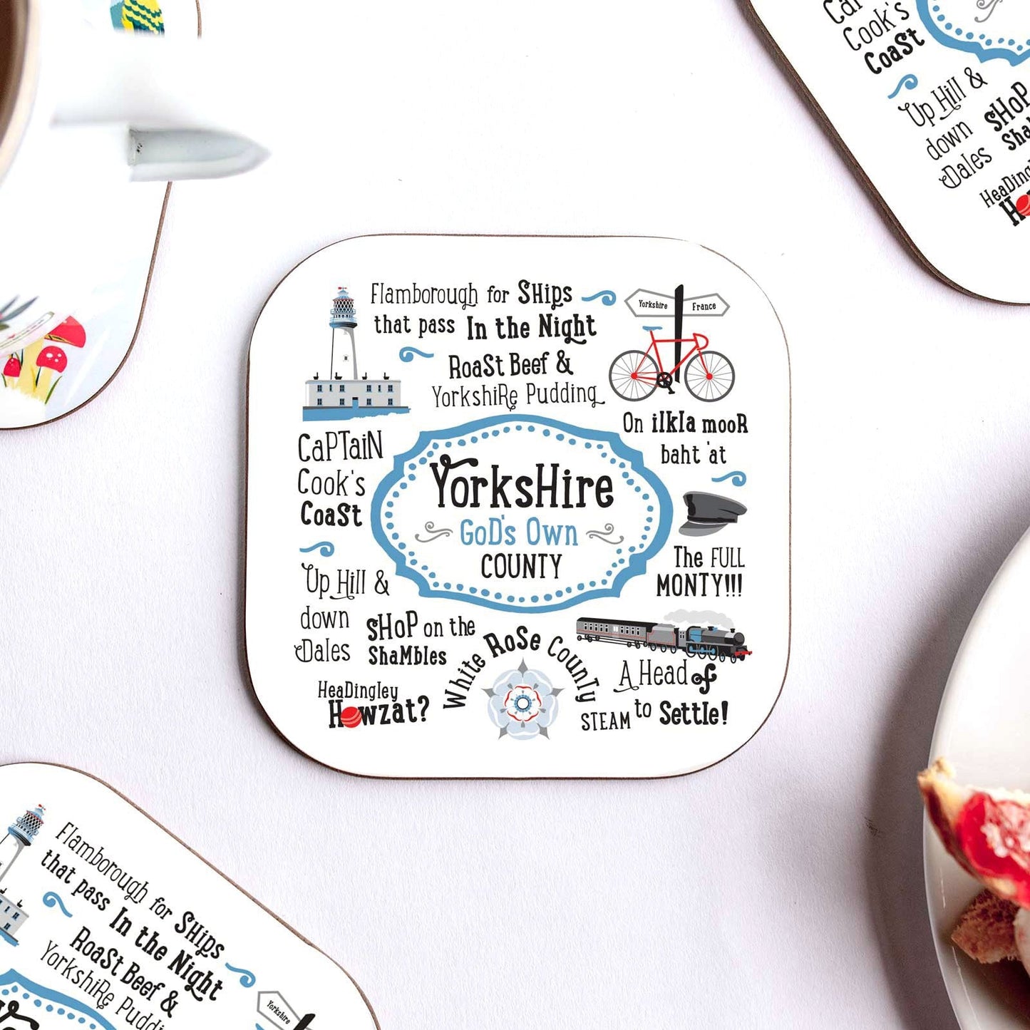 Yorkshire Talk of the Town Coaster - The Great Yorkshire Shop