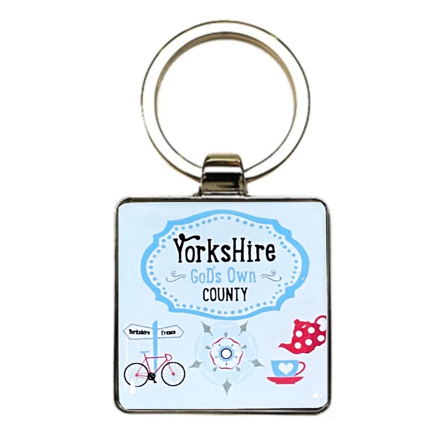 Yorkshire Talk of the Town Keyring - The Great Yorkshire Shop