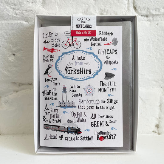 Yorkshire Talk of the Town Notecard Set - The Great Yorkshire Shop