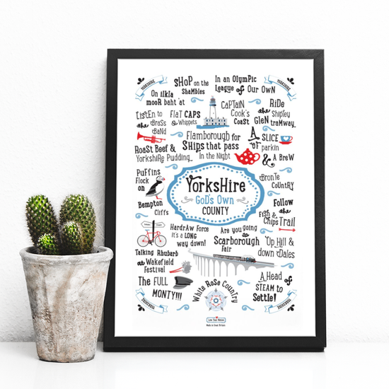 Yorkshire Talk of the Town Print - The Great Yorkshire Shop