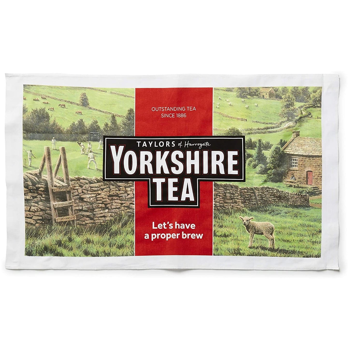 Load image into Gallery viewer, Yorkshire Tea Tea Towel - The Great Yorkshire Shop
