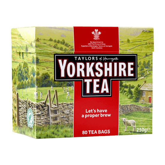 Taylors of Harrogate Yorkshire Tea Bags 80 Tea Bags 250g