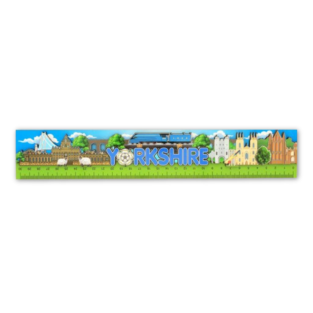 Yorkshire 3D Wooden Ruler - The Great Yorkshire Shop