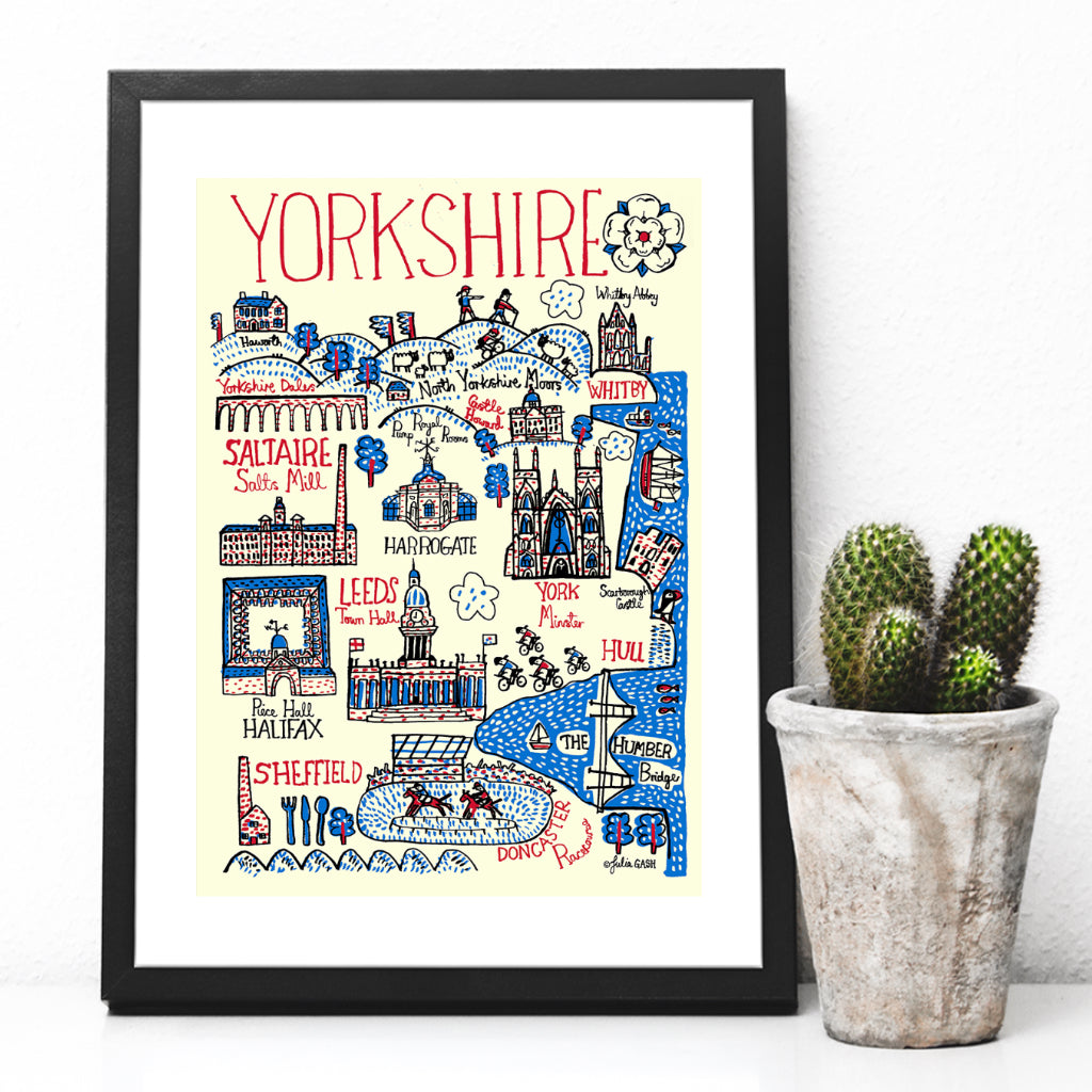 Yorkshire Cityscape Print - The Great Yorkshire Shop