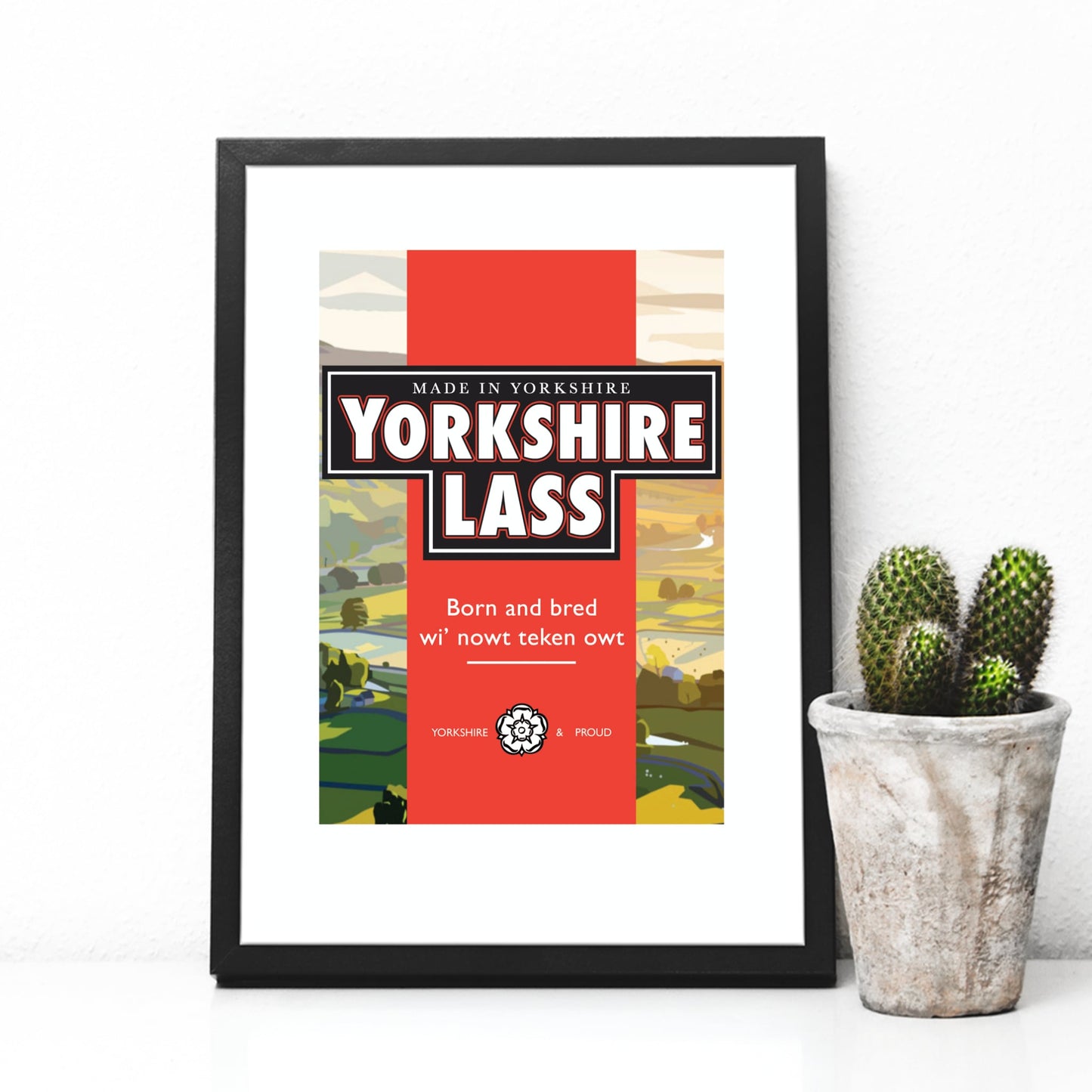 Yorkshire Lass Yorkshire Tea Print - The Great Yorkshire Shop