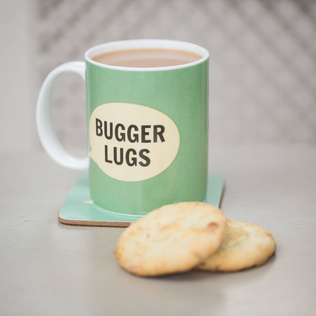 Load image into Gallery viewer, Bugger Lugs Bone China Mug - The Great Yorkshire Shop

