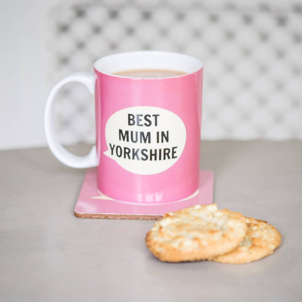 Best Mum In Yorkshire Bone China Mug - The Great Yorkshire Shop