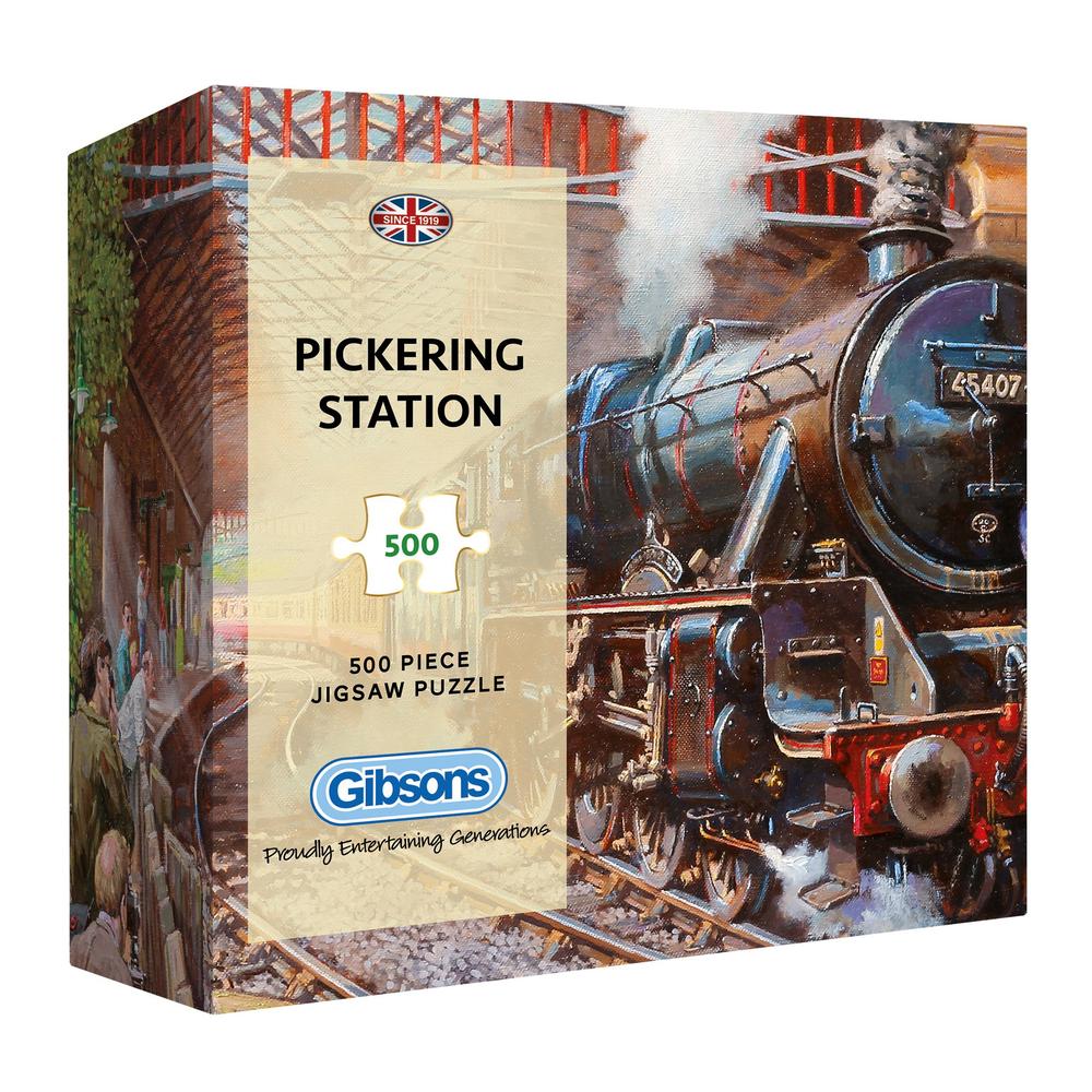 Pickering Station 500 Piece Jigsaw Puzzle - The Great Yorkshire Shop
